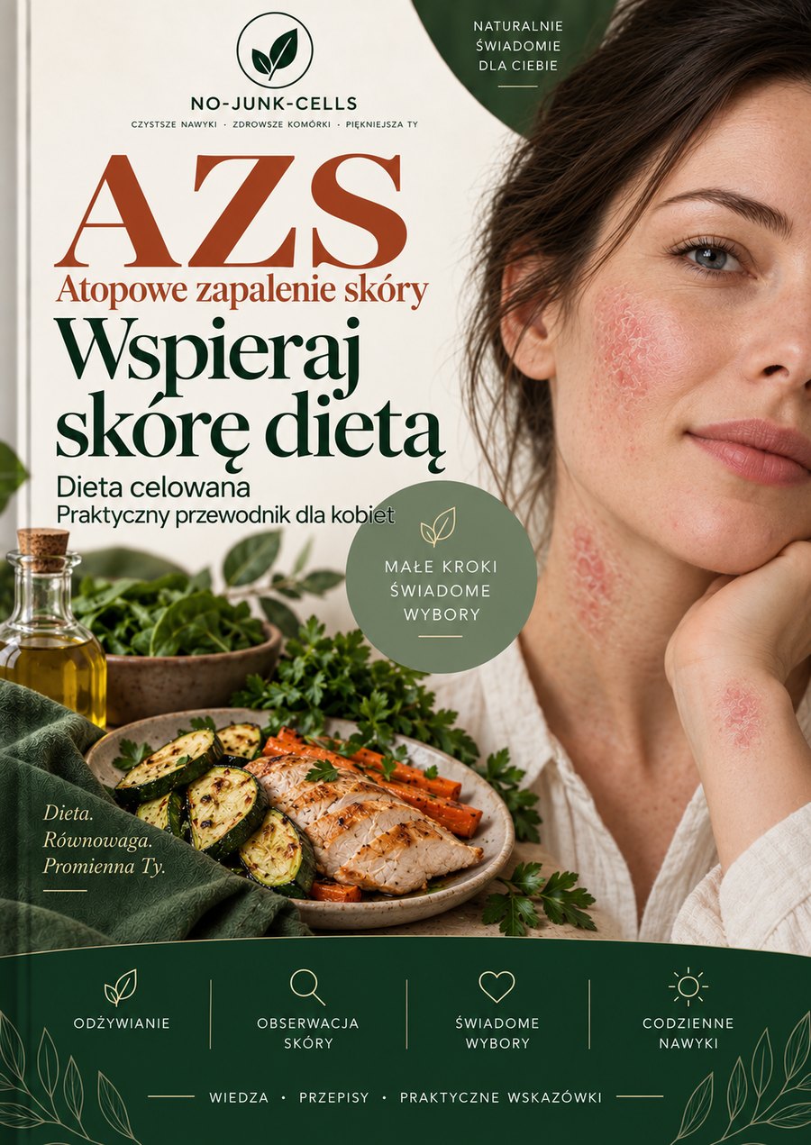 Okładka e-booka: AZS — wspieraj barierę skórną dietą