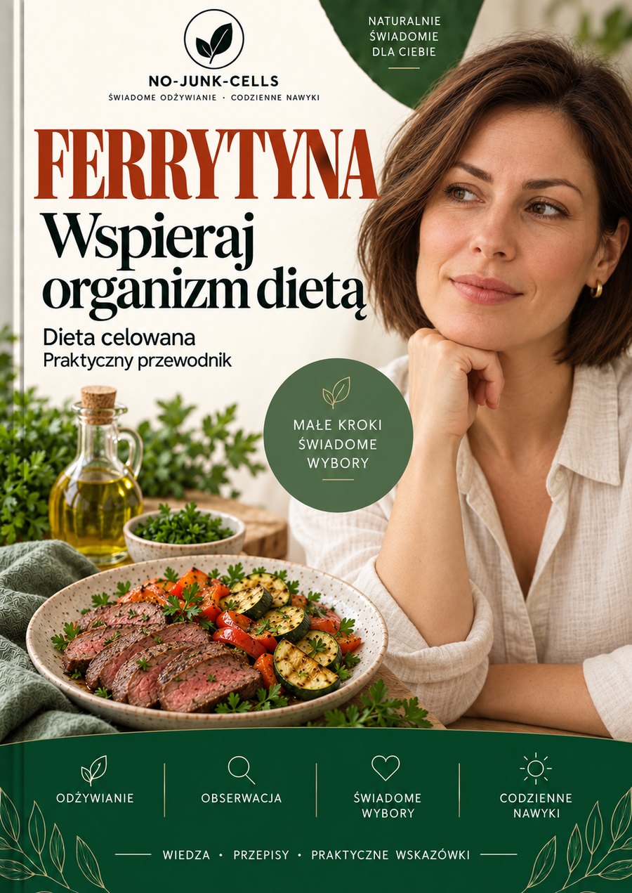 Okładka e-booka: Ferrytyna — wspieraj wchłanianie żelaza dietą