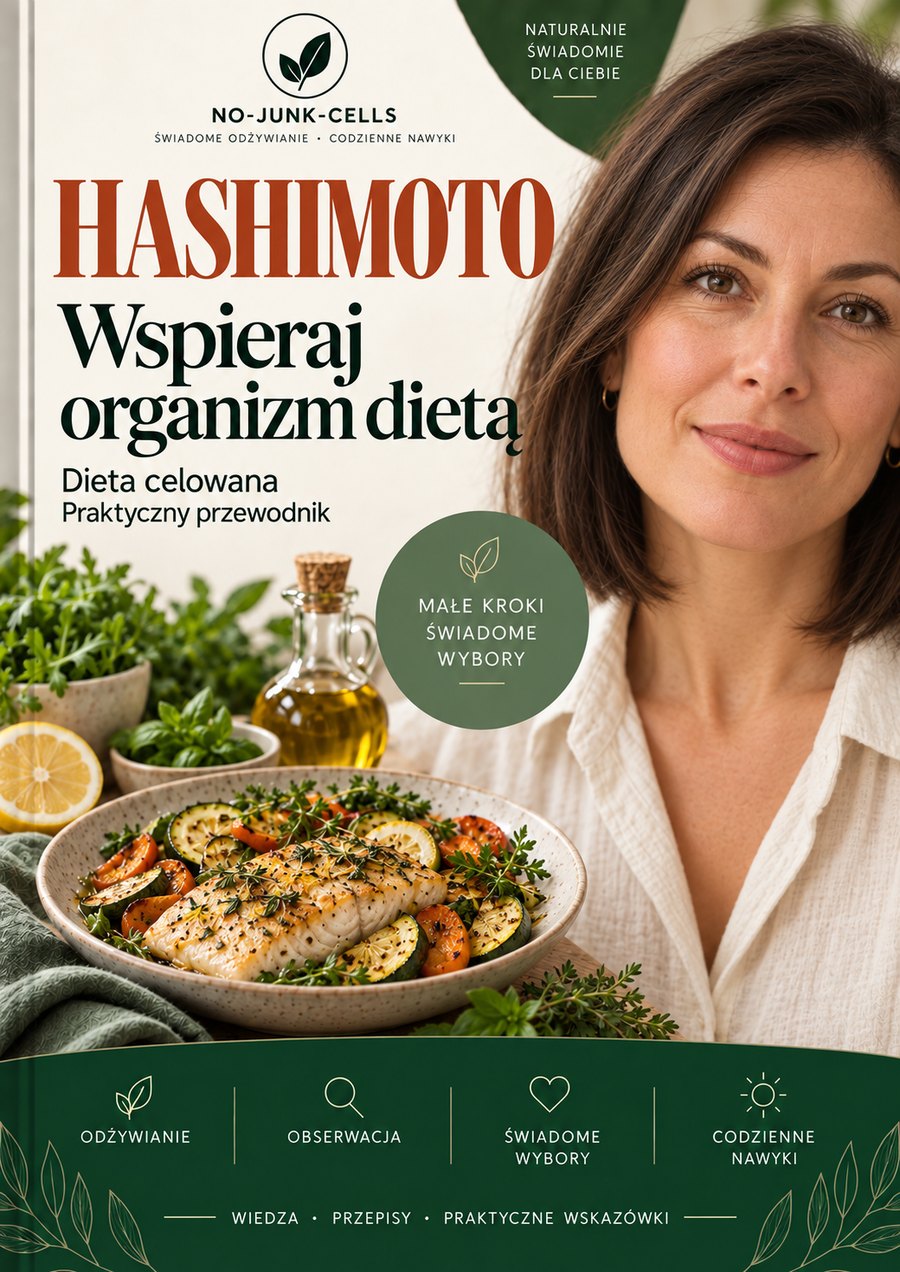 Okładka e-booka: Hashimoto — wspieraj organizm dietą
