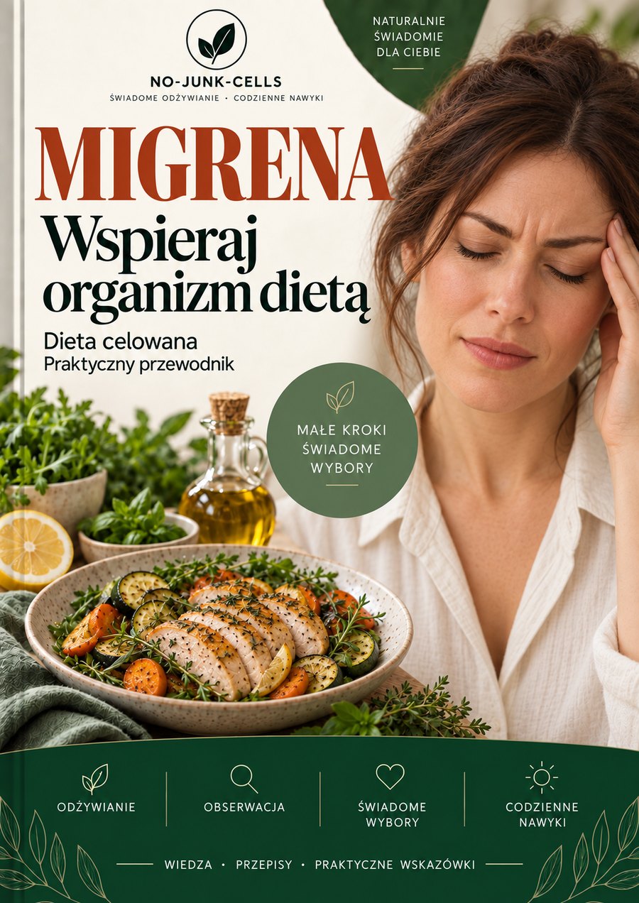 Okładka e-booka: Migrena — wspieraj organizm dietą