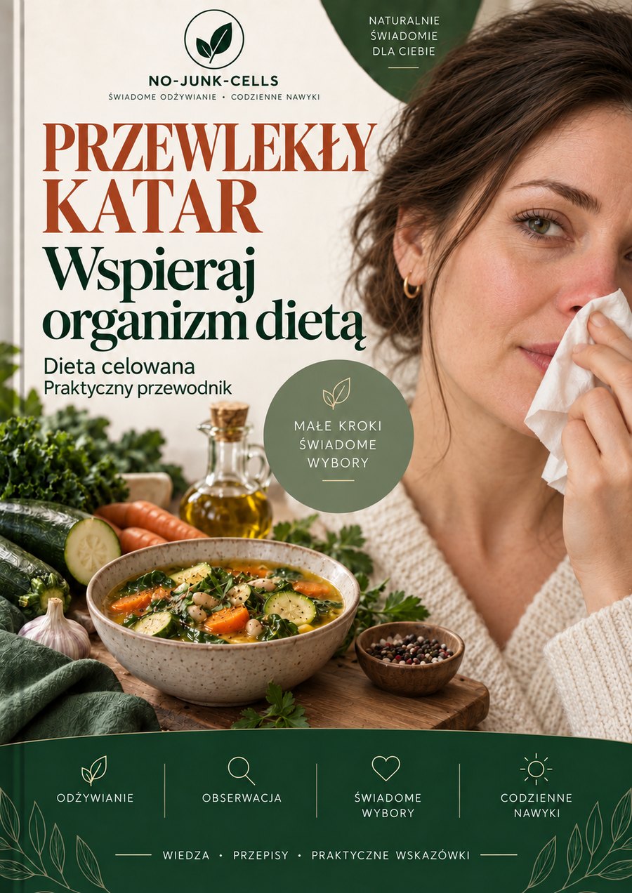 Okładka e-booka: Przewlekły katar — wspieraj organizm dietą