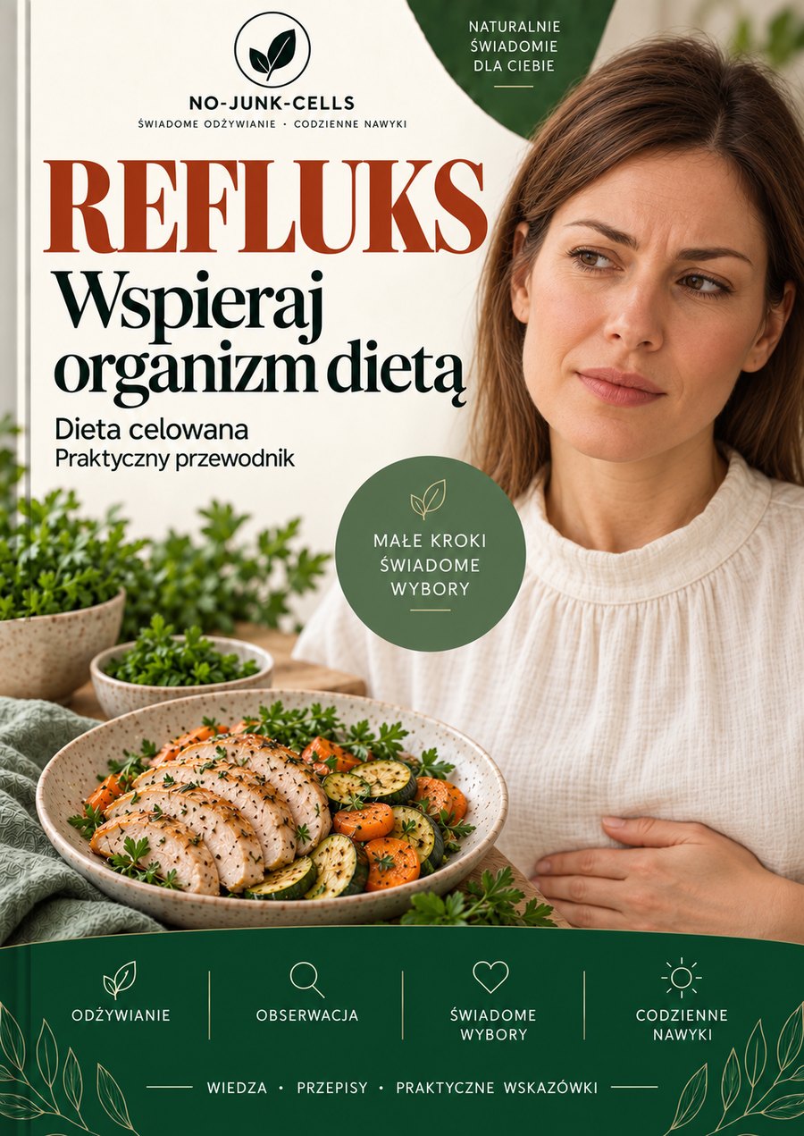 Okładka e-booka: Refluks — wspieraj organizm dietą