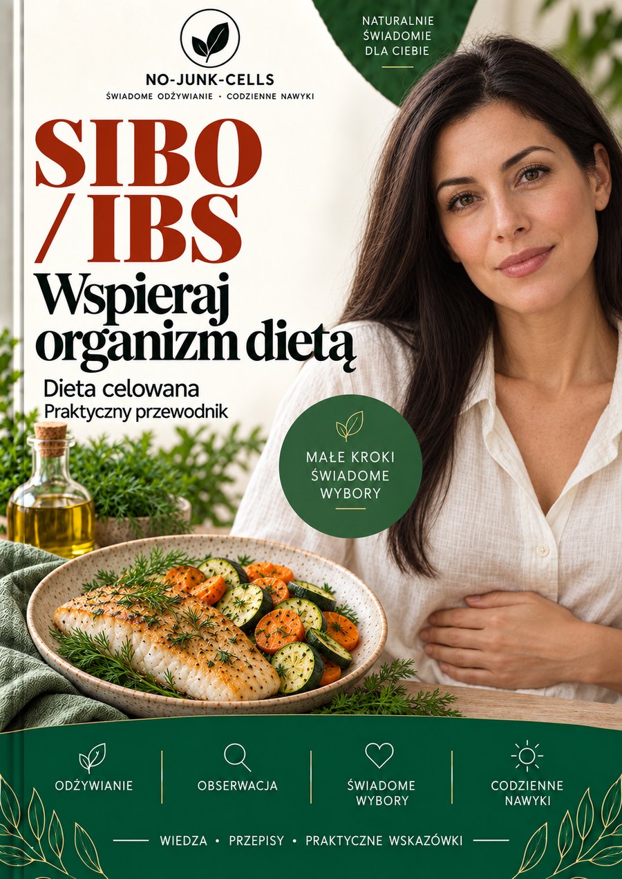 Okładka e-booka: SIBO i IBS — wspieraj trawienie dietą